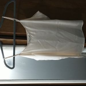 100% silk ivory cami